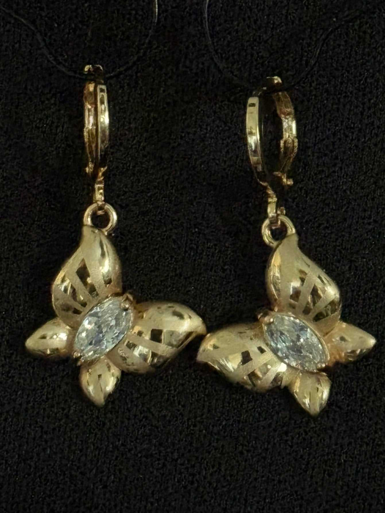 Earrings Gold Filled Butterflies