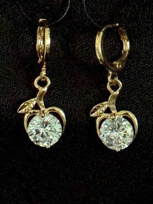 Earrings Gold Filled Apples