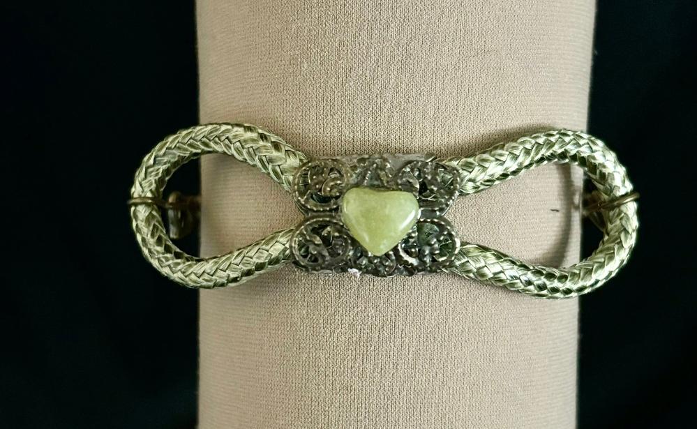 INFINITY Band Unique  Genuine Gemstone Heart 35