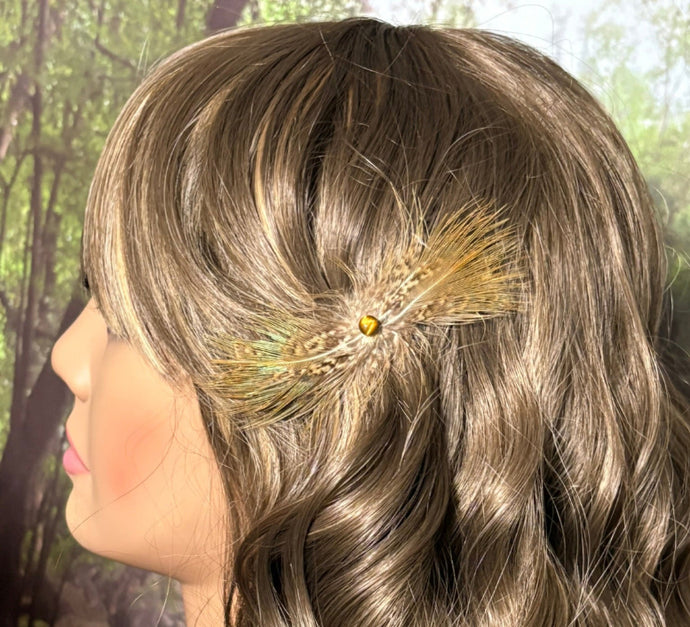 CLIP-IT Feather & Gemstone Wings 3 (Alligator Clip)