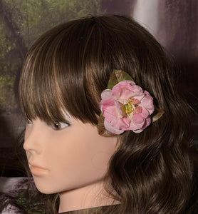 Faux Flower Pink Rose Sensation 'Butterfly'