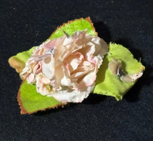 Load image into Gallery viewer, Faux Flower Pink Coral Rosebud Duo &#39;Butterfles&#39;