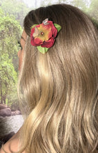 Load image into Gallery viewer, Faux Flower Tanned Wine Crystal Blossom &#39;Butterfles&#39;
