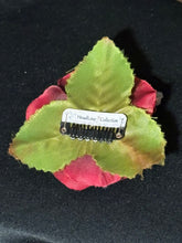 Load image into Gallery viewer, Faux Flower Tanned Wine Crystal Blossom &#39;Butterfles&#39;