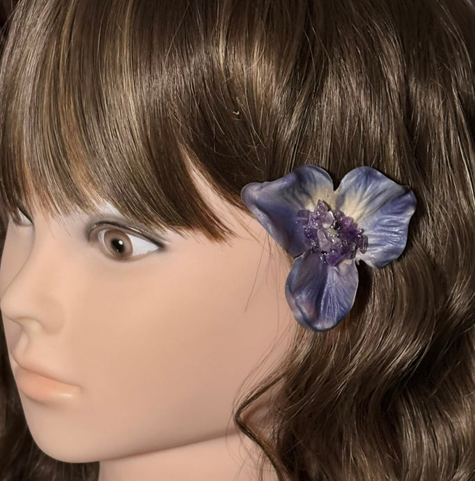 Faux Flower Amethyst Blossom 'Gemstones'