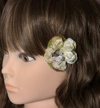 Load image into Gallery viewer, Faux Flower Hand Dyed Pastel Crystal Blossom &#39;Butterfly&#39;