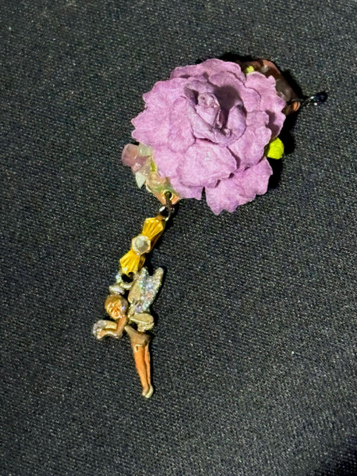 CLIP-IT Charming Attachment Marvelous Mauve Flower & Fairy