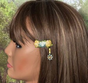 CLIP-IT Charming Attachment Yellow RoseBuds & Dainty Daisy