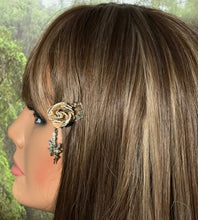 Load image into Gallery viewer, CLIP-IT Charming Attachment Warm Golden RoseBud Gemstone Setting &amp; Fairy