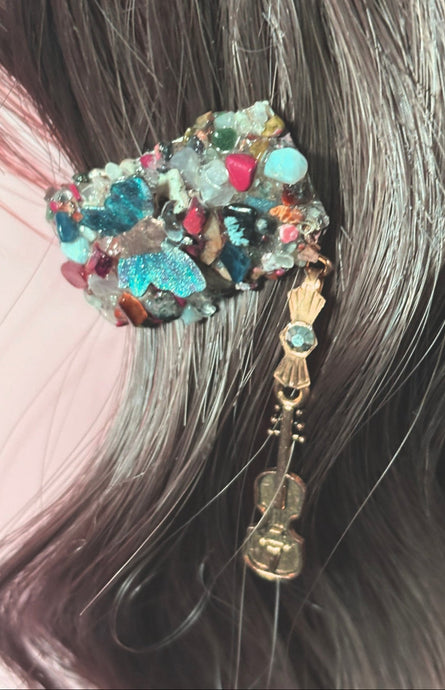 CLIP-IT Charming Attachment Butterfly Gemstone Setting & Cello