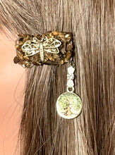 Load image into Gallery viewer, CLIP-IT Charming Attachment Dragonfly Gemstone Setting &amp; Tree