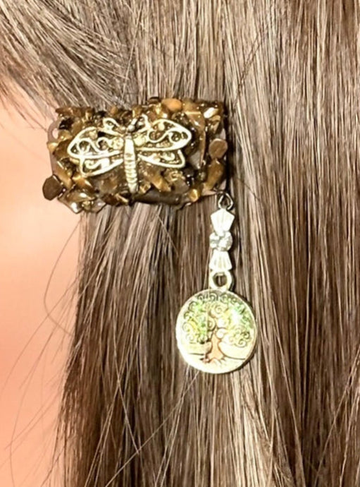 CLIP-IT Charming Attachment Dragonfly Gemstone Setting & Tree