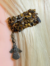 Load image into Gallery viewer, CLIP-IT Charming Attachment Tiger Eye Gemstone Setting &amp; Angel