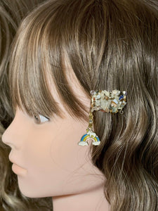 CLIP-IT Charming Attachment Multi Gemstone Setting & Unicorn Rainbow