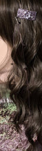 Load image into Gallery viewer, CLIP-IT XTension Brown Blossom Glitter Velvet Stretchy Brown Crystal XTension