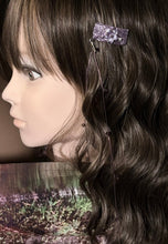 Load image into Gallery viewer, CLIP-IT XTension Brown Blossom Glitter Velvet Stretchy Brown Crystal XTension