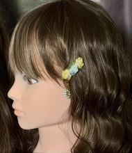 Load image into Gallery viewer, CLIP-IT Charming Attachment Yellow &amp; Blue RoseBuds &amp; Flower