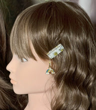 Load image into Gallery viewer, CLIP-IT Charming Attachment Yellow Floral Tiny Rhinestone Trim &amp; Unicorn Rainbow