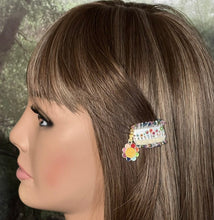 Load image into Gallery viewer, CLIP-IT Charming Attachment Rainbow Blossoms Tiny Beaded Trim &amp; Rainbow Flower Happy Face