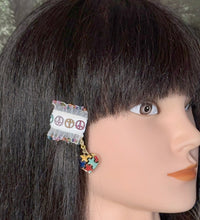 Load image into Gallery viewer, CLIP-IT Charming Attachment Rainbow Peace Tiny Beaded Trim &amp; Rainbow Heart Puzzle