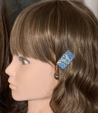 Load image into Gallery viewer, CLIP-IT Charming Attachment Blue Butterfly Blue Holographic Velvet &amp; Floral Heart