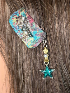 CLIP-IT Charming Attachment Fairy Colorful Background & Blue Star