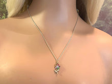 Load image into Gallery viewer, Precious Metal POWER BAND-IT Sterling Silver Chain/Gold Filled Colorful Crystal Flower &amp; Accents