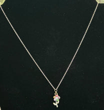 Load image into Gallery viewer, Precious Metal POWER BAND-IT Gold Filled Chain Colorful Crystal Flower