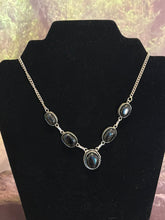 Load image into Gallery viewer, Precious Metal POWER BAND-IT Unique Hand-Crafted Sterling Silver/Genuine Black Gemstones