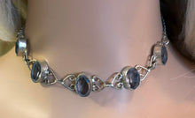 Load image into Gallery viewer, Precious Metal POWER BAND-IT Unique Hand-Crafted Sterling Silver/Genuine Gemstones