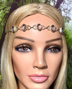 Precious Metal POWER BAND-IT Unique Hand-Crafted Sterling Silver/Genuine Pink Gemstones