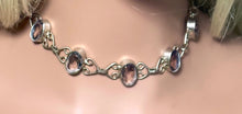 Load image into Gallery viewer, Precious Metal POWER BAND-IT Unique Hand-Crafted Sterling Silver/Genuine Pink Gemstones