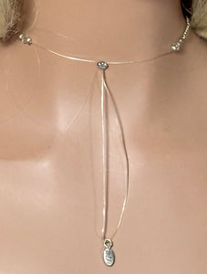 Precious Metal POWER BAND-IT Unique Hand-Crafted Sterling Silver/Genuine Red Dk. Orange Gemstones