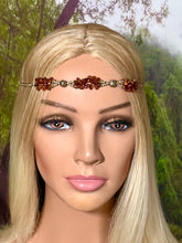Load image into Gallery viewer, Precious Metal POWER BAND-IT Unique Hand-Crafted Sterling Silver/Genuine Garnet Gemstones