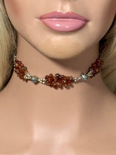 Load image into Gallery viewer, Precious Metal POWER BAND-IT Unique Hand-Crafted Sterling Silver/Genuine Garnet Gemstones