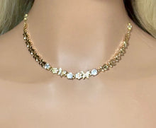 Load image into Gallery viewer, Precious Metal POWER BAND-IT Gold Filled Crystal Butterflies &amp; Flowers