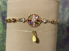 Load image into Gallery viewer, Precious Metal POWER BAND-IT Gold Filled Crystal Color Wheel