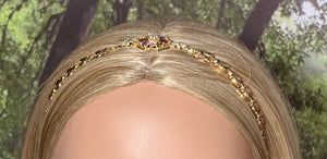 Precious Metal POWER BAND-IT Gold Filled Crystal Color Wheel