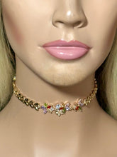 Load image into Gallery viewer, Precious Metal POWER BAND-IT Gold Filled Colorful Flowers &amp; Leaves