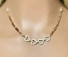 Load image into Gallery viewer, Precious Metal POWER BAND-IT Gold Filled Heart Links