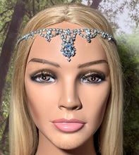 Load image into Gallery viewer, Personal Vintage POWER BAND-IT Family Heirloom Mid 20th Century Blue Rhinestone Array