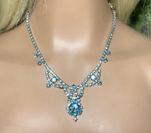 Load image into Gallery viewer, Personal Vintage POWER BAND-IT Family Heirloom Mid 20th Century Blue Rhinestone Array