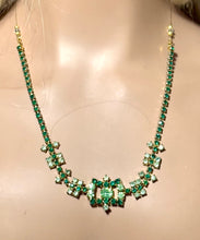 Load image into Gallery viewer, Personal Vintage POWER BAND-IT Family Heirloom Mid 20th Century Green Rhinestone Array