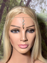 Load image into Gallery viewer, Precious Metal POWER BAND-IT Gold Filled Chain Tiered Crystal Display
