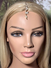 Load image into Gallery viewer, Precious Metal POWER BAND-IT Gold Filled Chain Tiered Crystal Display