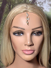 Load image into Gallery viewer, Precious Metal POWER BAND-IT Gold Filled Chain Tiered Crystal Display