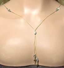Load image into Gallery viewer, Precious Metal POWER BAND-IT Gold Filled Chain Tiered Crystal Display