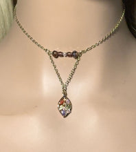 Load image into Gallery viewer, Precious Metal POWER BAND-IT Gold Filled Chain Crystal Victory Leaf