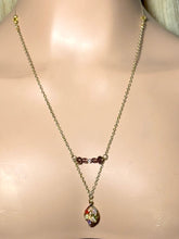 Load image into Gallery viewer, Precious Metal POWER BAND-IT Gold Filled Chain Crystal Victory Leaf