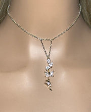 Load image into Gallery viewer, Precious Metal BAND-IT Gold Filled Chain Crystal Victory Dangle